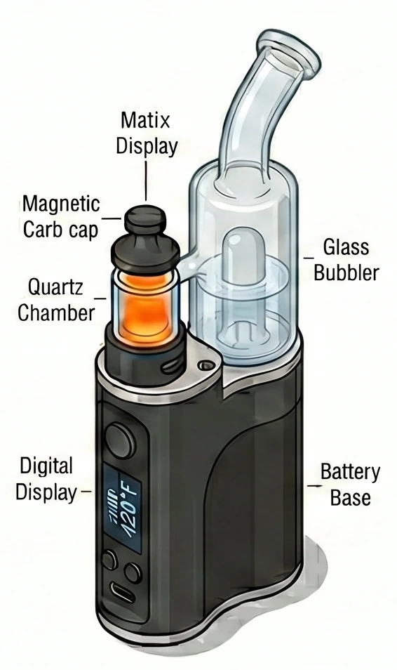 Puffco Pivot Mobile Vaporizer (Sapphire)