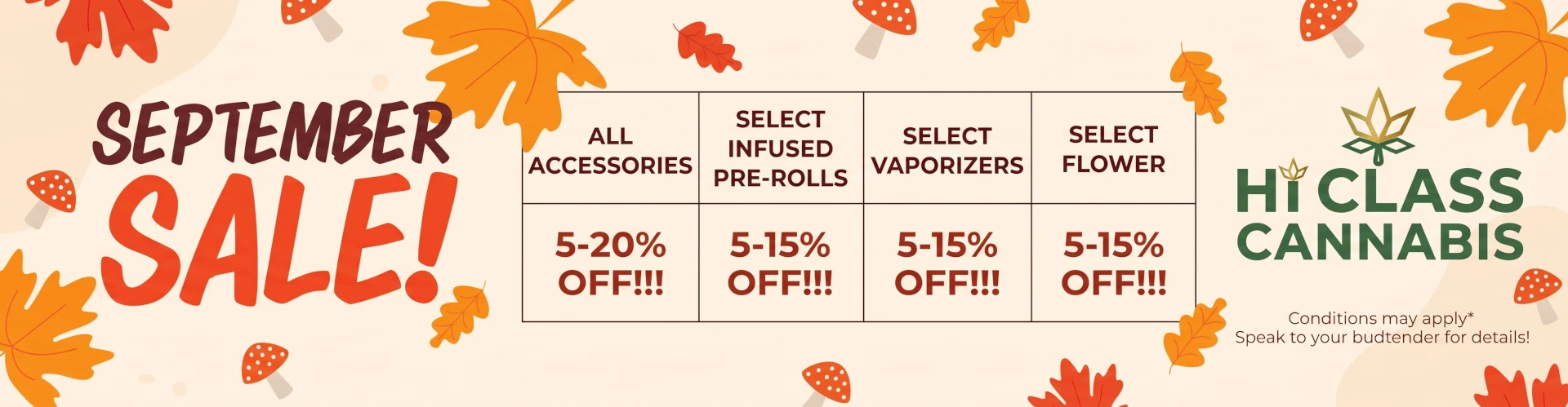 September Sale 2026