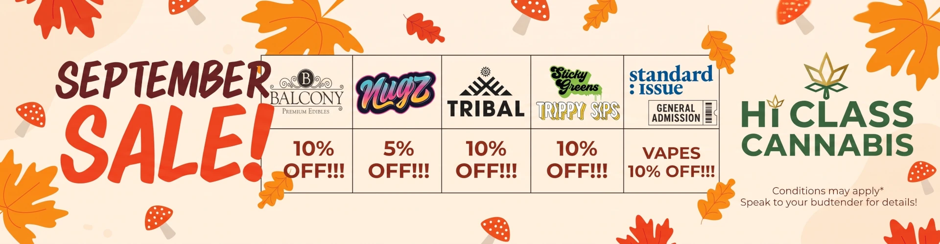 September Sale 2026